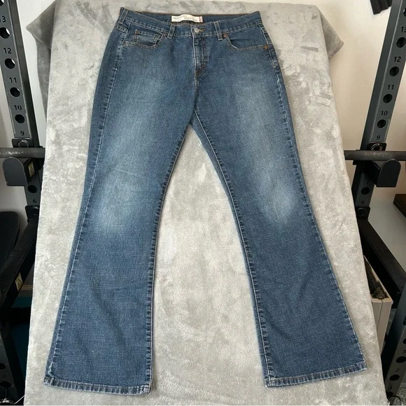 Vintage‎ Levi's 515 Nouveau Boot Cut Jeans Women's Sz 12 M Blue Med Wash Denim