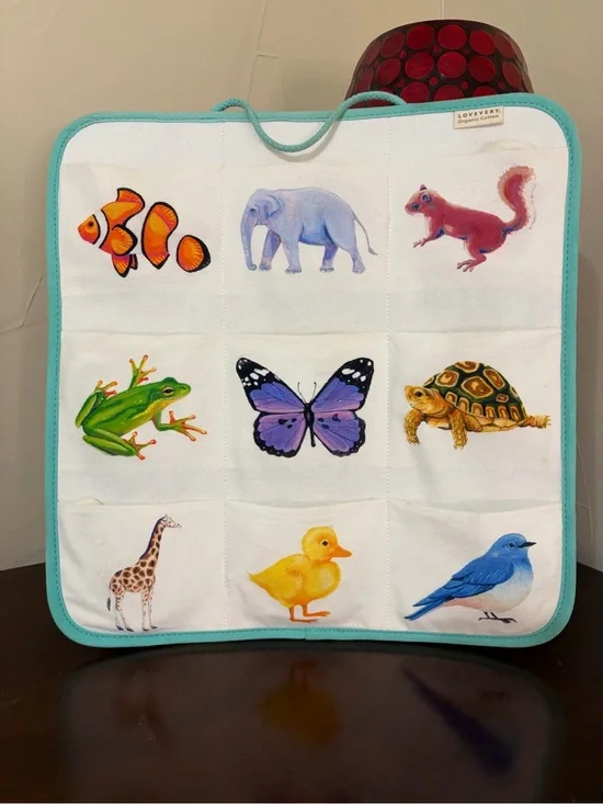 Lovevery Quilter Critter Animal Matching Toy