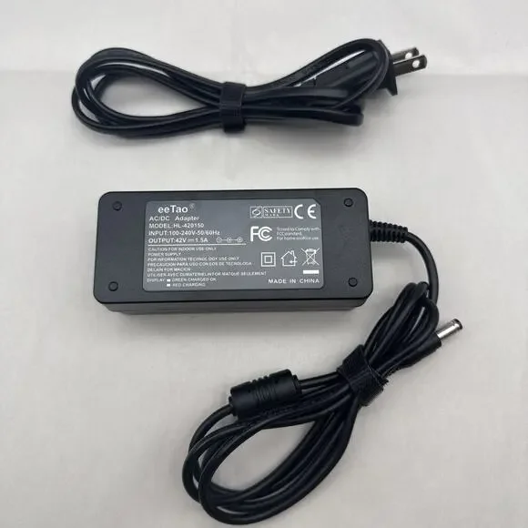 42V AC/DC Adapter Charger HL-420150 Compatible w/Hover-1 36V Highlander, Dynamo