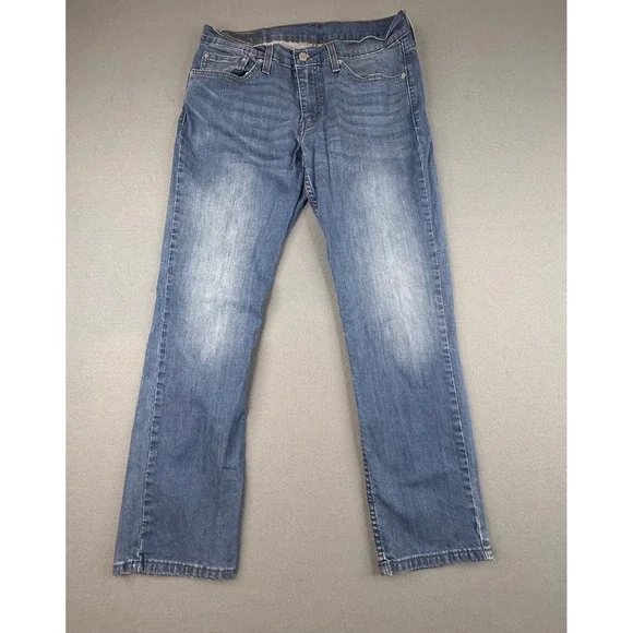 Levi's 511 Slim Fit Jeans Mens 33x30 Blue Denim Medium Wash 5-Pocket Zip Fly