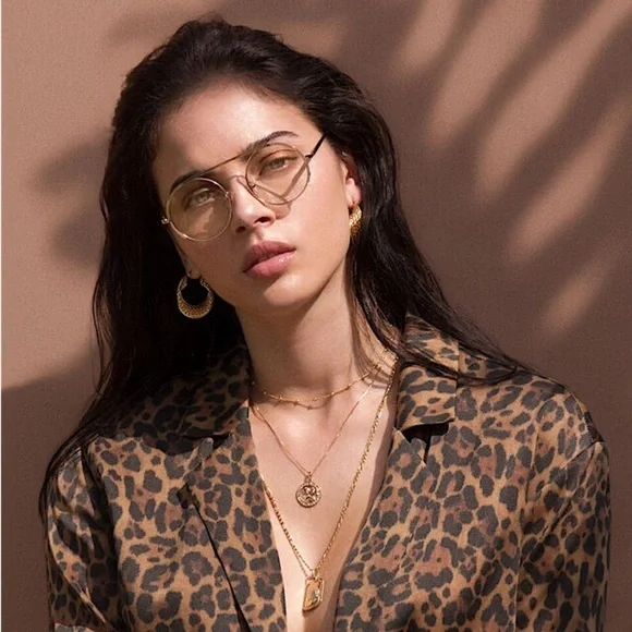 Shevoke Betina Round Sunglasses New