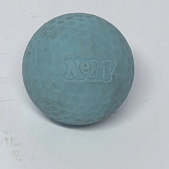 Vintage‎ 1987 Nerf Indoor Golf Blue Ball Replacement Part Parker Brothers Toy