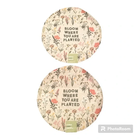 NWT Cottage Core Floral “Bloom Where You Are Planted” Kohls Placemats