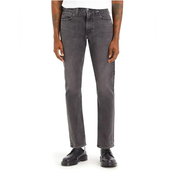 Levi’s 512 Men’s 28W 30L Slim Taper Fit Stretch Black Stone Washes Jeans