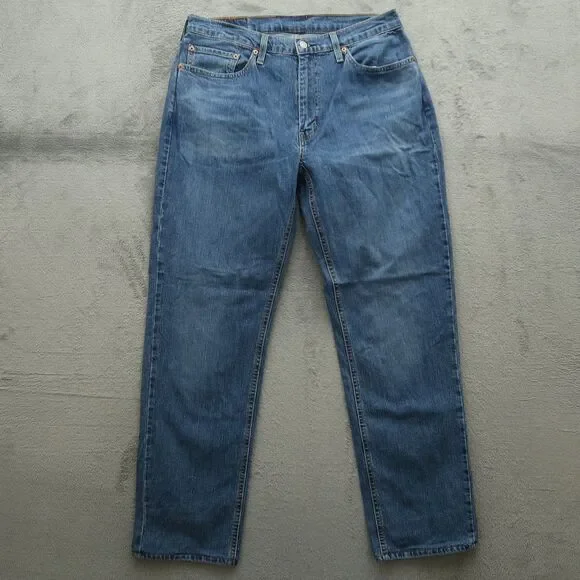 Levi's 541 Jeans Mens Fits 35x32 (Size 36x36) Blue Athletic Slightly Tapered
