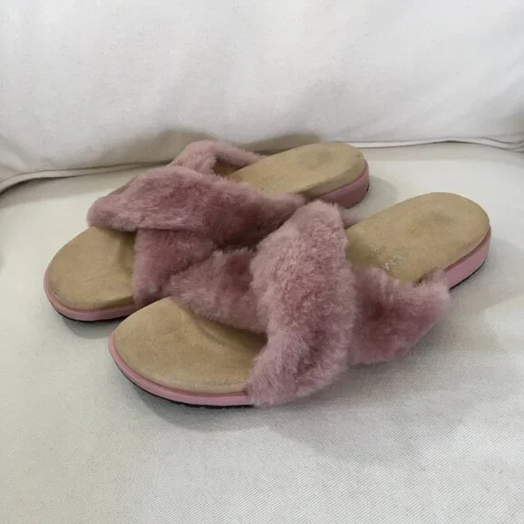 EMU Australian Mayberry Sheepskin Fur Sandal