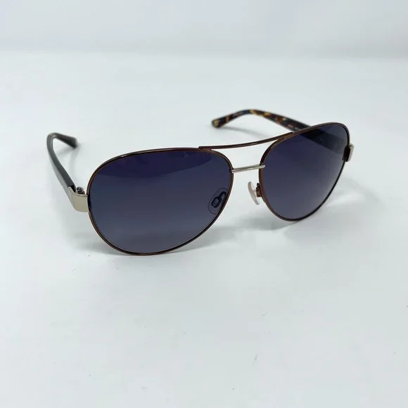 Anne Klein Brown Blue‎ Tortoise Sunglasses