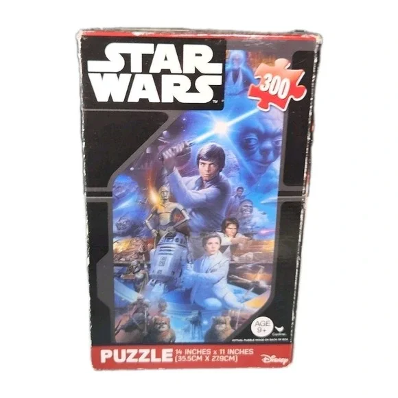 Star Wars 300 Piece Jigsaw Puzzle Cardinal 14x11 Luke Leia Han Solo 2016