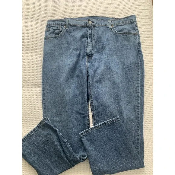 Levi's Men's Straight Jeans Blue 42x30 Cotton Blend 541 Athletic Fit Medium Wash