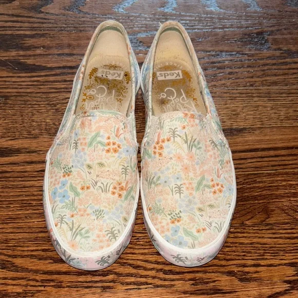 MISMATCHED Keds x Rifle Paper Co Double Decker Meadow Sneaker, size 7/7.5