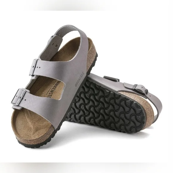 Birkenstock Men's Milano Sandal, Vintage Stone Coin
