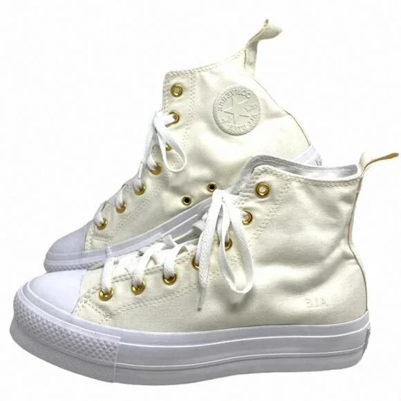 Converse Ctas Lift Casual Sneaker Platform White 172580C-WWWWG Custom Women High