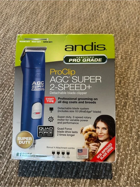 Andis ProClip AGC Super 2-Speed+ Professional Dog Grooming Clippers