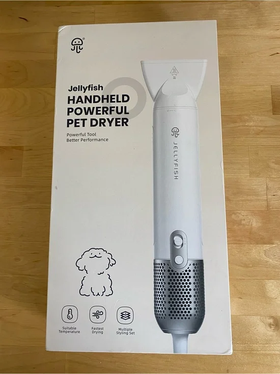 Handheld Powerful Pet Dryer - White