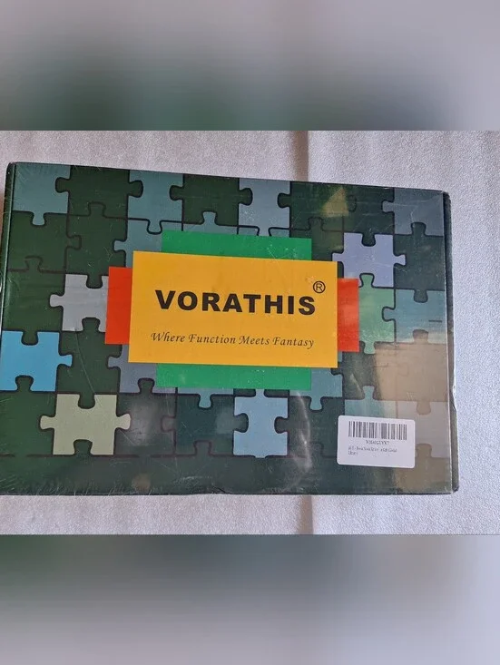 Vorathis A07 World Library Book Nook Kit DIY 3D Wooden Puzzle - New Sealed