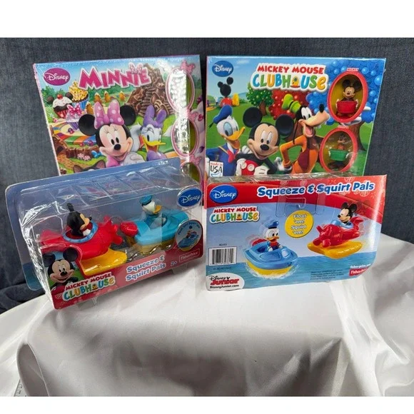 Disney Mickey Mouse Clubhouse & Minnie Games Toys Lot 2013 Sealed Fisher-Price