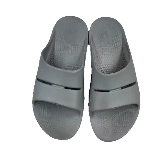 OOFOS Recovery Slide Sandals Gray  Men’s 14 Women’s 12  EU 45