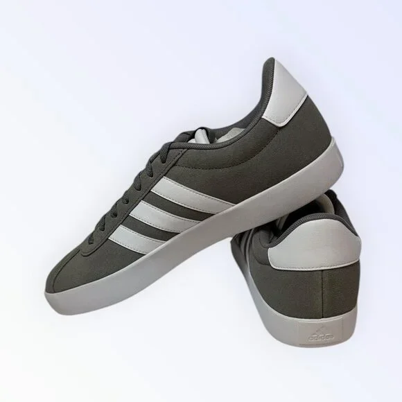 adidas VL Court 3.0 Gray White Men's 12 NIB‎