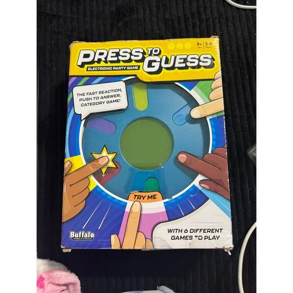 Press to Guess Electronic Party Game by‎ Buffalo Fast Reaction Category Game