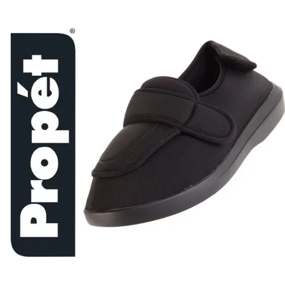 Propet Women’s‎ Cronus W0095 Black Comfort Sneaker - Size 7 D(W)