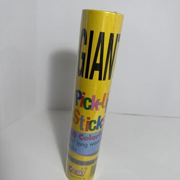 GIANT PICK-UP STICKS 30 CLASSIC COLORFUL 9 3/4
