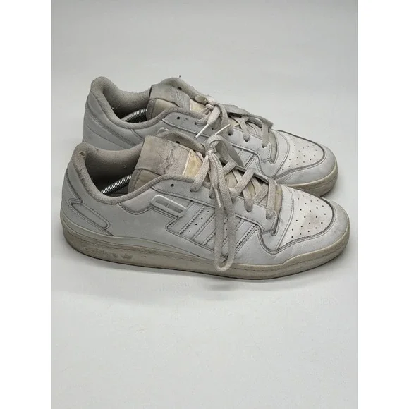 Adidas Forum Low White Leather‎ Casual Sneakers Men's Size 11.5