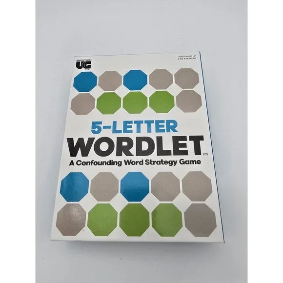 5 Letter Wordlet Game Ultimate Word Puzzle for Family and Friends Fun New in Box