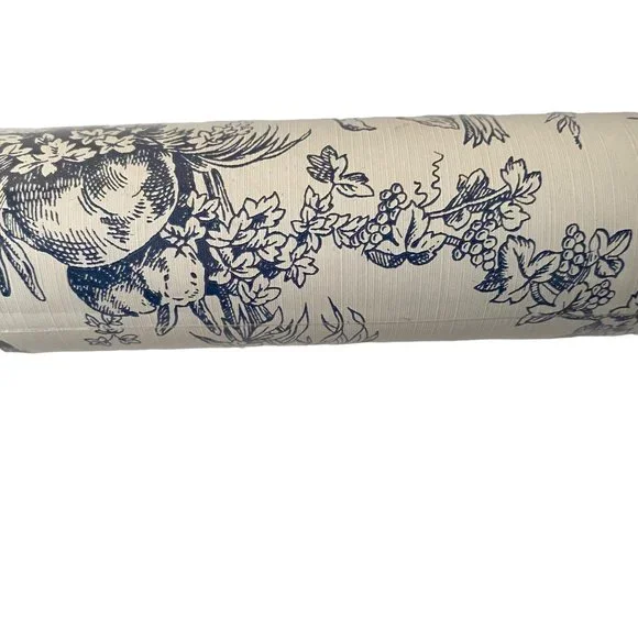 Eisenhart wallpaper blue toile prepasted strippable‎ TC01355 one metric d…
