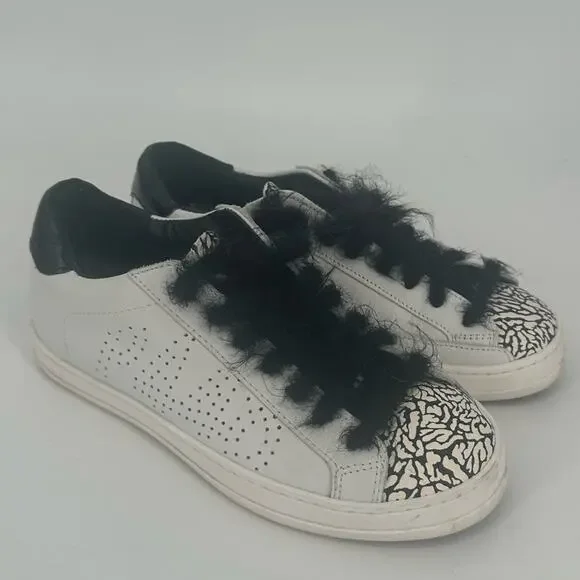 P448 The John Cement Sneakers Size 36 6.5 Casual Shoes Leather
