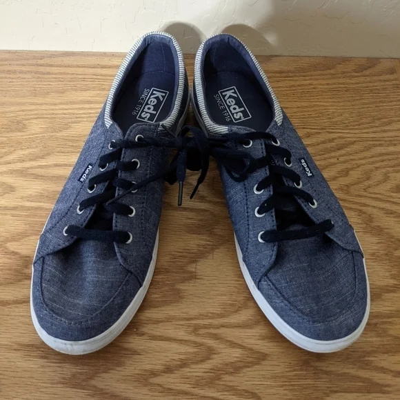 Keds blue denim sneakers