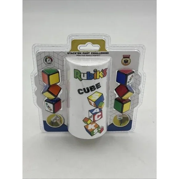 Rubik's Cube Stacks Game New Sealed Dexterity Fast-Paced Game Night Family