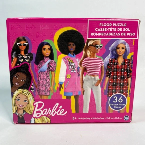 Barbie Fashionistas Floor Puzzle 36 Pieces 30x20 Multicolor Kids Toy‎ 3+ TCG
