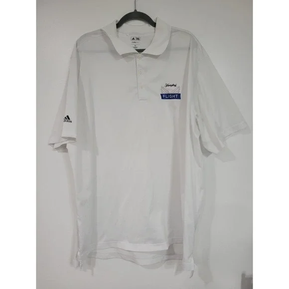 Yuengling Brewery Adidas Climalite FLIGHT Men's White Polo‎ Shirt 3XL