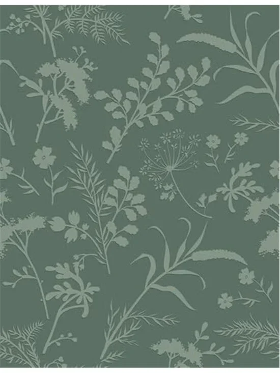 Sage Green Floral Peel and Stick Wallpaper Removable Self Adhesive Contact Paper