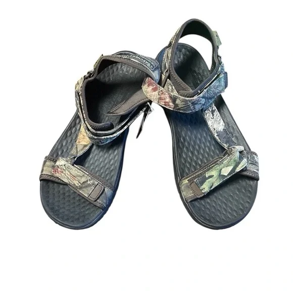 Sketchers Men’s Camo Rip Tide‎ Sandals Goodyear Soles NWT