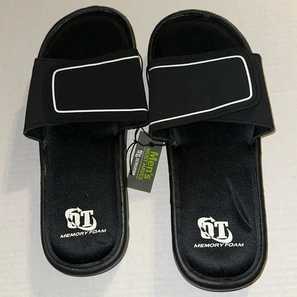OT Revolution Memory Foam Slides/Sandals Size Medium 9/10