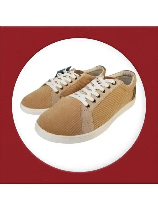 REVITALIGN Women's Shoe Size 8B  Avalon Corduroy Light Brown Sneakers NWT