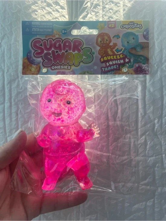 NWT Authentic Five Below Sugar Swaps Onesies - Glitter Pink