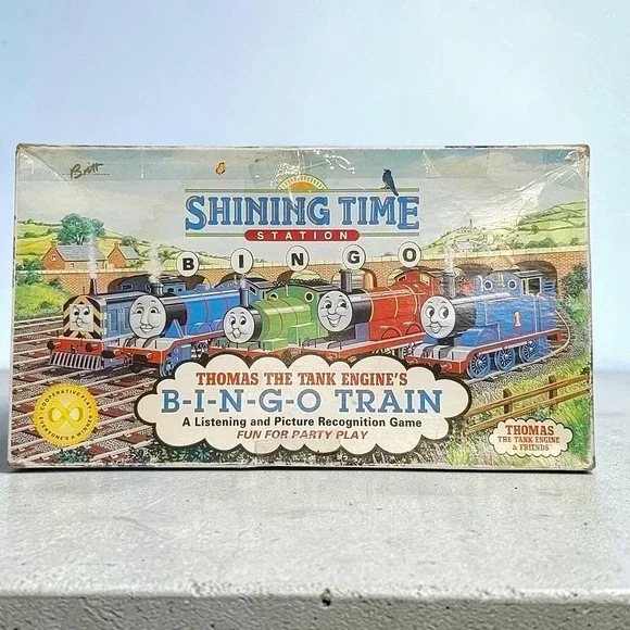 VTG 93 Thomas the Tank Engine Bingo Train Game Shining Time Station Harmony Toy