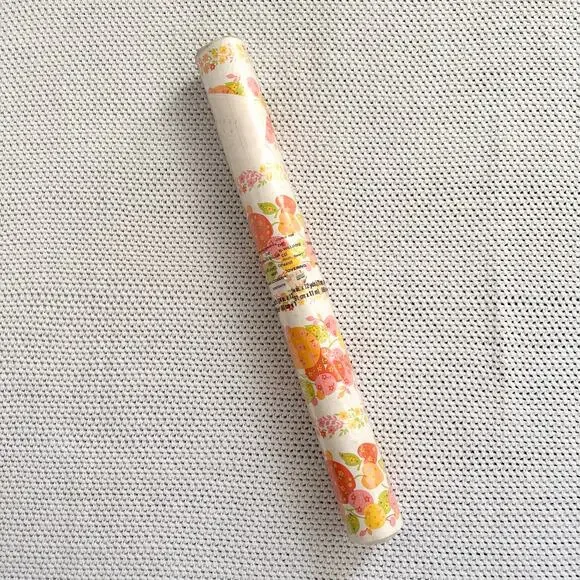 Sherwin Williams Vintage Mod MCM Floral Print Fruit Wallpaper Kitchen New Roll