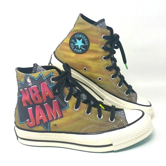💖MEGA SALE💖Converse Women  171692C CHUCK 70 HI Brown Solar Red Electric Aqua