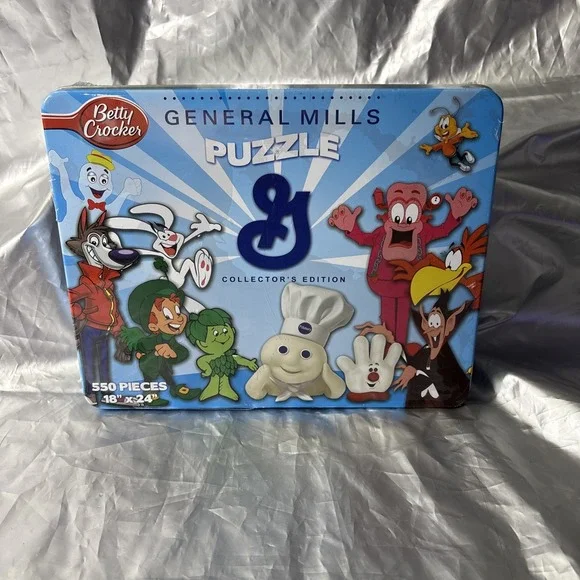 SEALED General Mills Puzzle 550 Pieces‎ Betty Crocker GM Collectors Edition NIB