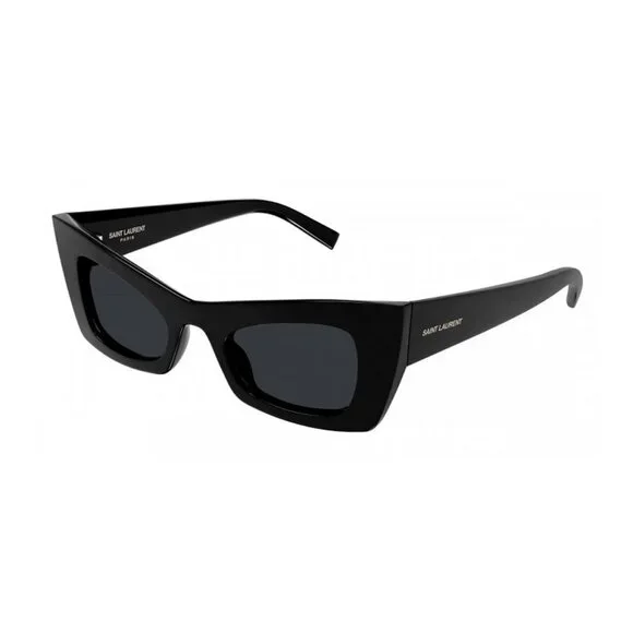 NEW SAINT LAURENT SUNGLASSES, CAT EYE BLACK WOMEN EYEWEAR SAINT LAURENT