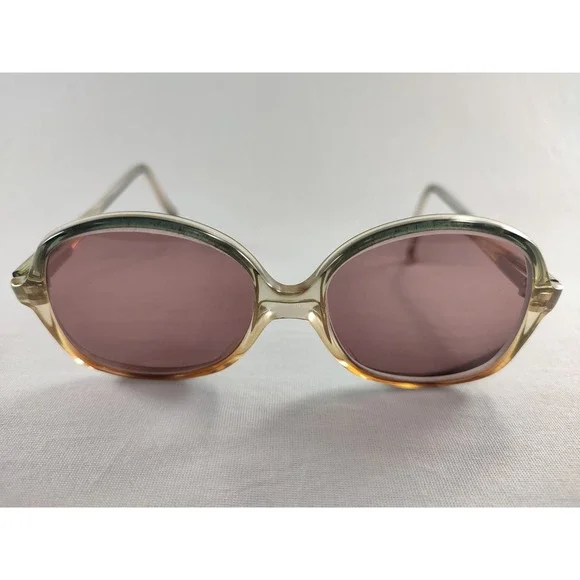 Vintage Logo Paris C.‎ Jane 92002 169 Eyeglasses Frame Italy 50-16-135 Amber