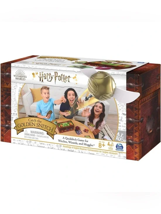 Harry Potter Catch The Golden Snitch, A Quidditch Board Game Family Game Ages 8
