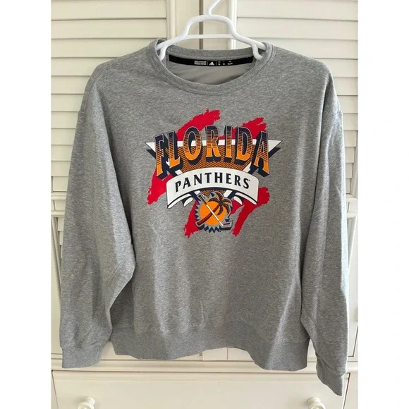 Men's 2XL NWOT Florida Panthers Adidas Reverse Retro 2.0 Pullover