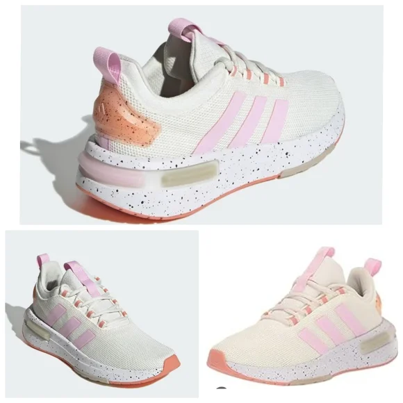 Adidas Racer Off White Orchid Womens Running Shoes