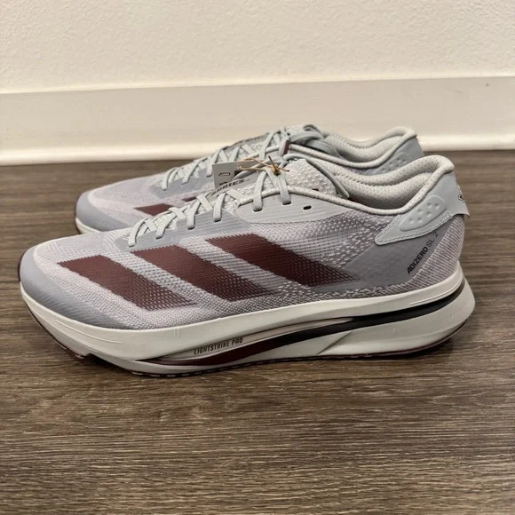 adidas men Texas A&M Adizero SL2 Running Shoes Sz 12