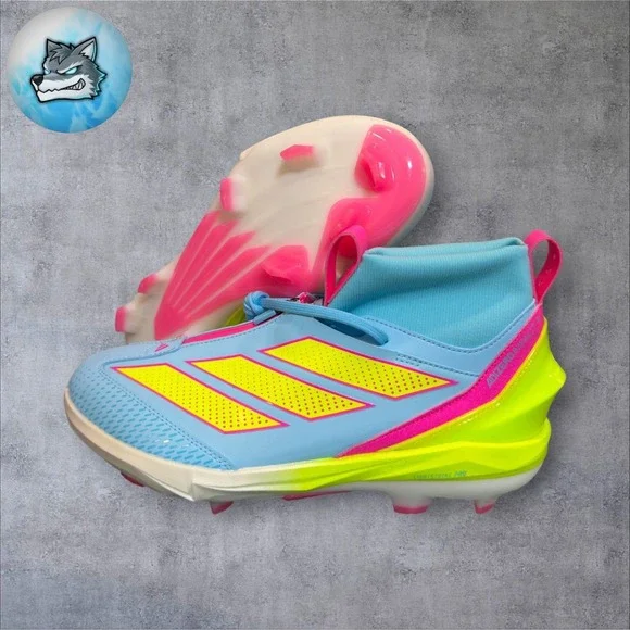 Adidas Adizero Impact + 2.0 TPU Baseball Cleats Columbia Blue Men Sz 11.5 JH6721