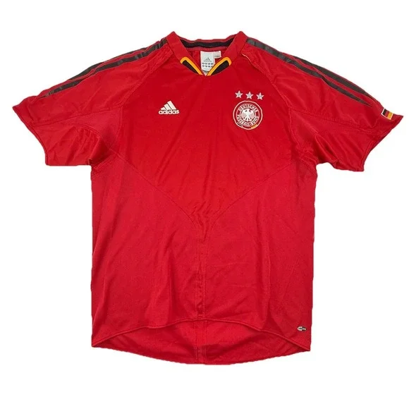 VTG Adidas Germany 2004/2005 Third Football Soccer Shirt Jersey Red Men's XL